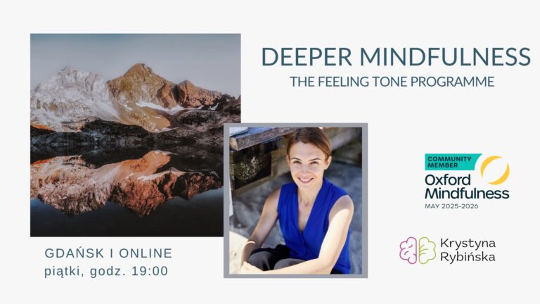 WIECZORNY KURS DEEPER MINDFULNESS – KRYSIA RYBIŃSKA